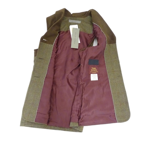 2020 - Sporting / Country pursuits: A ladies Laksen tweed gilet in UK size 8 along with ladies Laksen moles... 