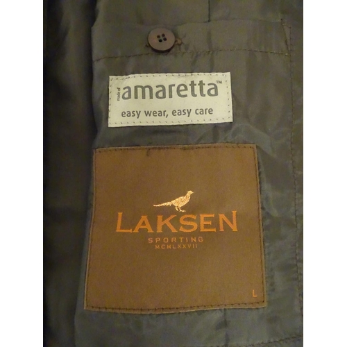 2022 - Sporting / Country pursuits:  3 ladies Laksen moleskin gilets in bronze, sizes L, XL & 2XL, new with... 