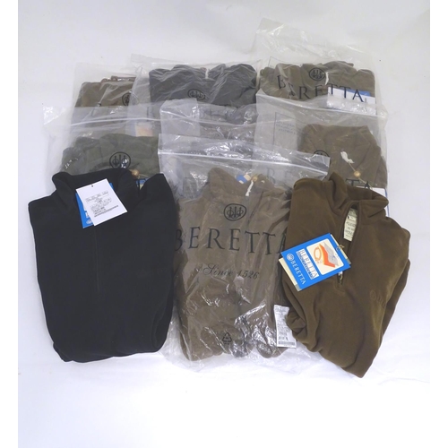 2024 - Sporting / Country pursuits: A quantity of Beretta fleece jumpers in various colours and sizes, new ... 