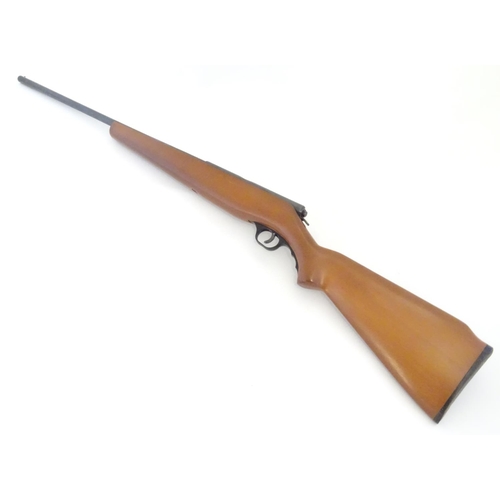 2052 - Shotgun: a Norica .410 three-shot bolt-action shotgun, with beech pistol grip stock, 24 1/8