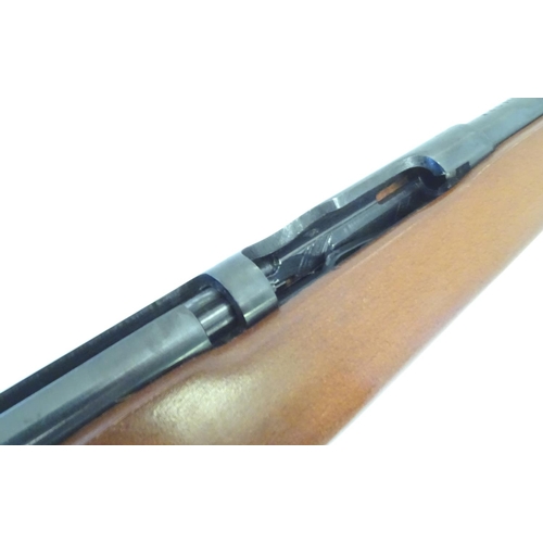 2052 - Shotgun: a Norica .410 three-shot bolt-action shotgun, with beech pistol grip stock, 24 1/8