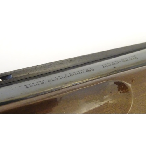 2057 - Shotgun: a Felix Sarasketa, Spain 12 bore over and under ejector shotgun, 28 barrels with ventilated... 