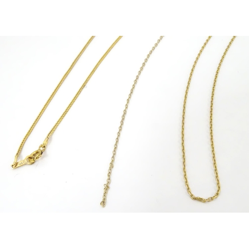 574 - Assorted 9ct gold and gilt metal jewellery including a 9ct gold bracelet of rope twist form, 9ct gol... 