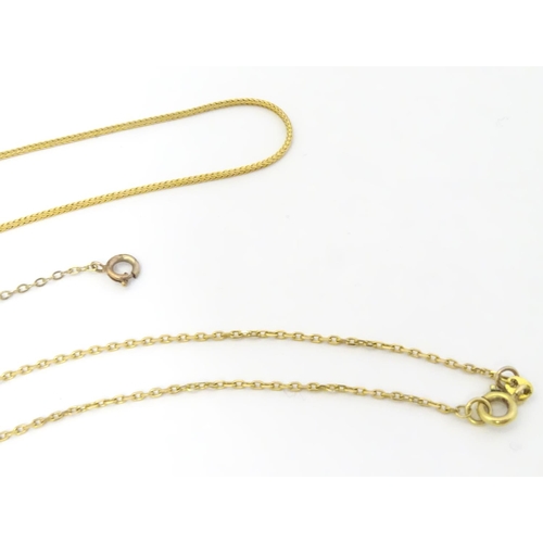 574 - Assorted 9ct gold and gilt metal jewellery including a 9ct gold bracelet of rope twist form, 9ct gol... 