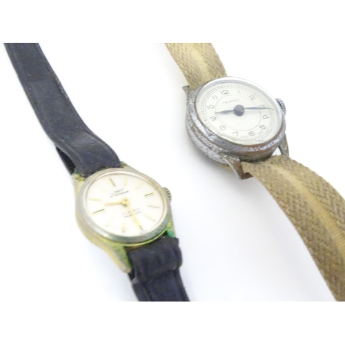 655 - A collection of mid 20thC wristwatches, comprising examples by Lorenco, Tegrov, Limit, Integra, Stir... 