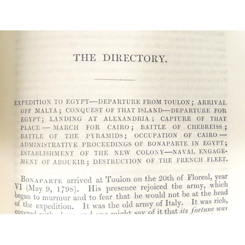 686 - Books: A History of the French Revolution, by M. A. Thiers, in 5 volumes. Translated, with notes and... 