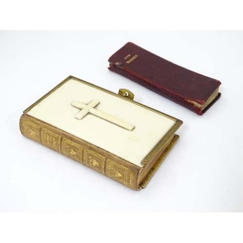 712 - Books: two miniature religious books, comprising The Finger New Testament (pub. Oxford University Pr... 