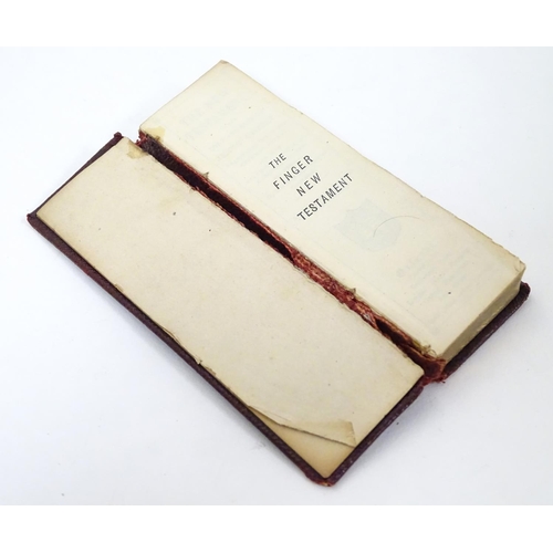 712 - Books: two miniature religious books, comprising The Finger New Testament (pub. Oxford University Pr... 