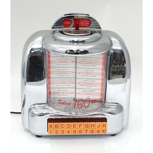 9 - A table top novelty juke box