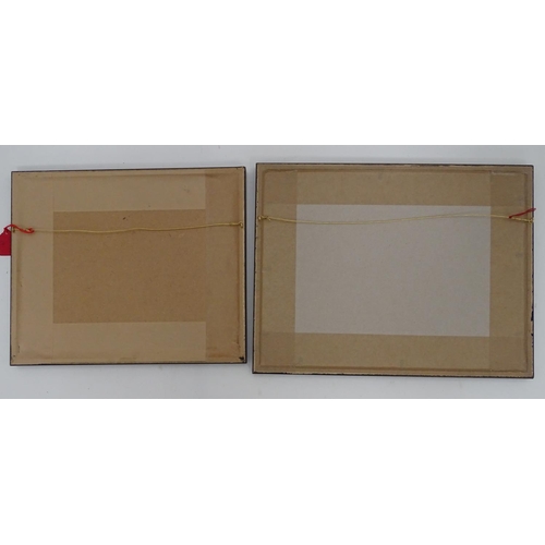 270 - Two hand coloured engravings, The Old Fort & Mount Albans Tower in the City of Amsterdam, and a wind... 