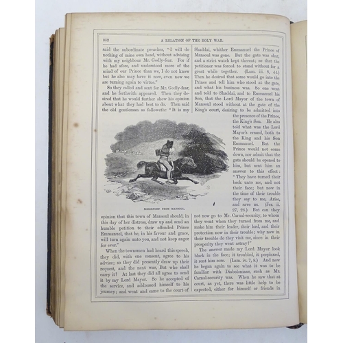 1052 - Book: The Select Works of John Bunyan, ad. George Cheever , James Montgomery , pub. William Collins ... 