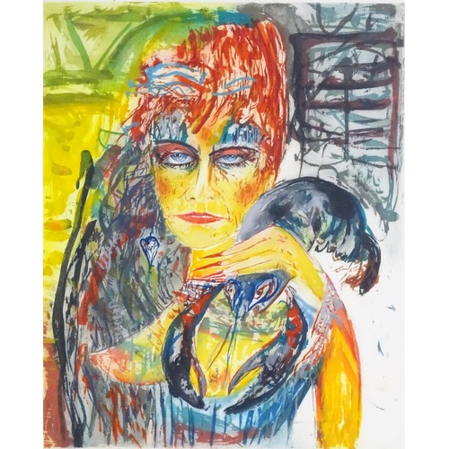 2491 - After John Bellany (1942-2013), Limited edition colour etching, no. 62/200, The Queen of the Night. ... 