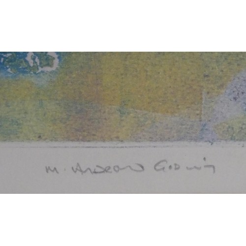 2519 - Mark Andrew Godwin (b. 1957), Limited edition colour etching, no. 5/200, Graphos II. Signed, titled ... 