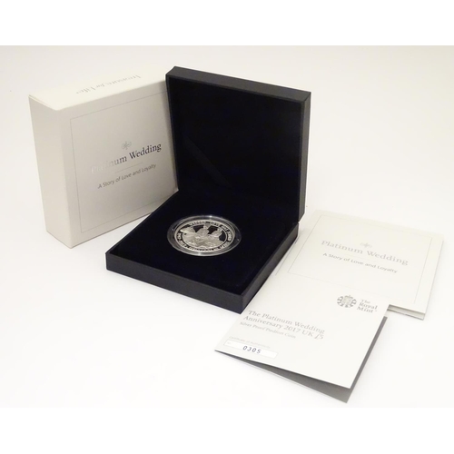 1000 - Coin: A Royal Mint 2017 limited edition sterling silver five pounds piedfort proof coin, A Story of ... 