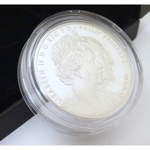 1000 - Coin: A Royal Mint 2017 limited edition sterling silver five pounds piedfort proof coin, A Story of ... 