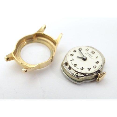 966 - A collection of fob pocket watches and movements, including a gold plated example by Camerer Cuss & ... 