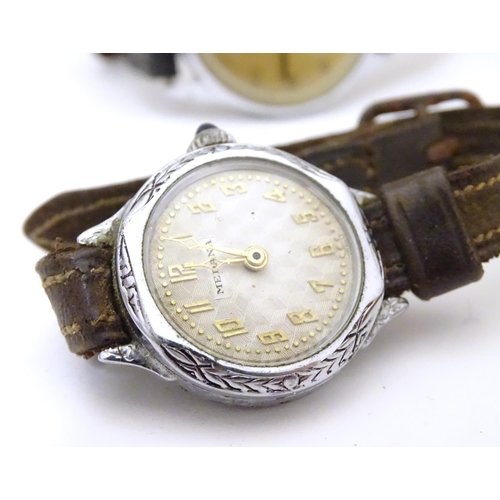 972 - An assortment of mid to late 20thC wrist watches, including three by Rotary, examples by Medana and ... 