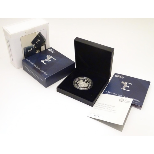 995 - Coin: A Royal Mint 2018 limited edition sterling silver five pounds piedfort proof coin, A Moment th... 