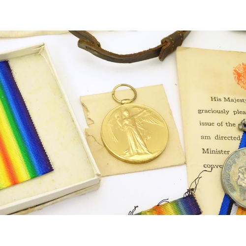 1010 - Militaria: First World War / WWI / World War 1 : campaign medals awarded to Lieutenant Alfred Ewert,... 