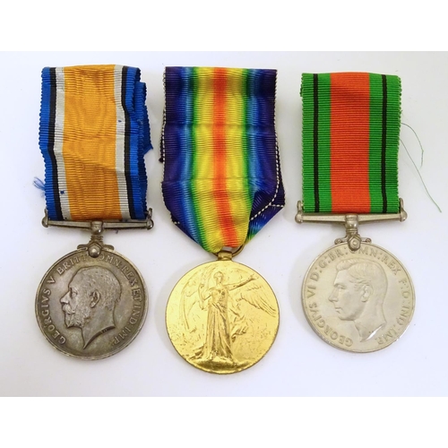 1011 - Militaria: First World War / World War 1 / WWI campaign medals awarded to M2-147187 Pte. A. Plail AS... 