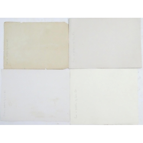 2536 - Sonia Bull, 20th century, A portfolio of watercolours consisting of an artist's watercolour book con... 