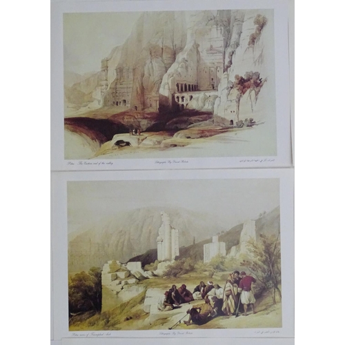 2422 - After David Roberts (1796-1884), 20th century, Lithographs, A Collection of 14 David Roberts lithogr... 