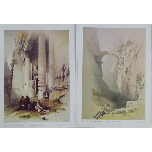 2422 - After David Roberts (1796-1884), 20th century, Lithographs, A Collection of 14 David Roberts lithogr... 