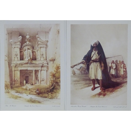 2422 - After David Roberts (1796-1884), 20th century, Lithographs, A Collection of 14 David Roberts lithogr... 