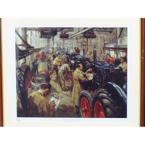 2442 - After Terence Cuneo (1907–1996), Four limited edition prints, The Dagenham Jetty, no. 361/1200; Fina... 