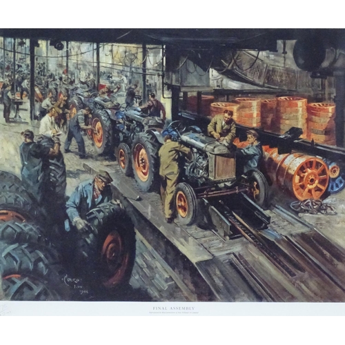 2442 - After Terence Cuneo (1907–1996), Four limited edition prints, The Dagenham Jetty, no. 361/1200; Fina... 