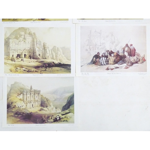 2422 - After David Roberts (1796-1884), 20th century, Lithographs, A Collection of 14 David Roberts lithogr... 