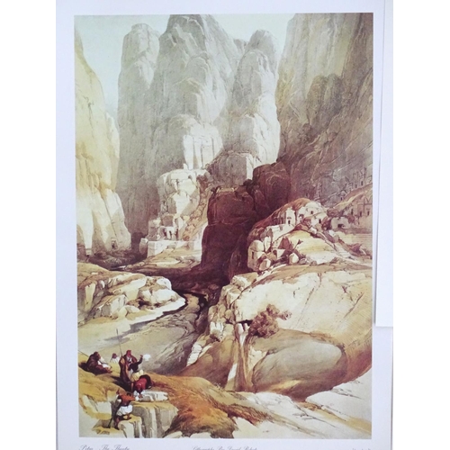 2422 - After David Roberts (1796-1884), 20th century, Lithographs, A Collection of 14 David Roberts lithogr... 