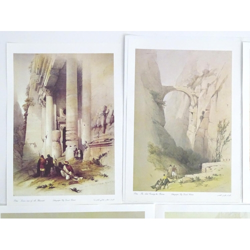 2422 - After David Roberts (1796-1884), 20th century, Lithographs, A Collection of 14 David Roberts lithogr... 