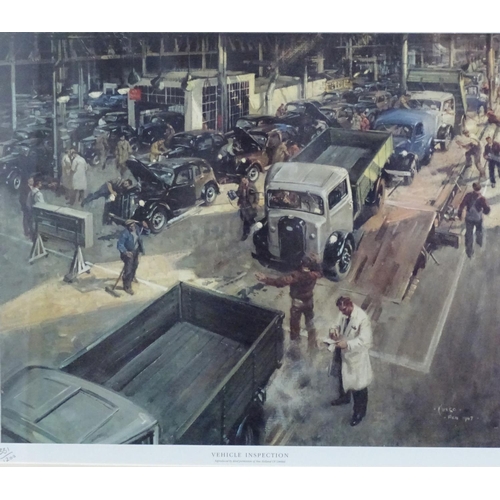 2442 - After Terence Cuneo (1907–1996), Four limited edition prints, The Dagenham Jetty, no. 361/1200; Fina... 