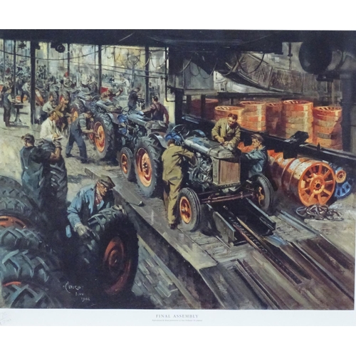 2442 - After Terence Cuneo (1907–1996), Four limited edition prints, The Dagenham Jetty, no. 361/1200; Fina... 