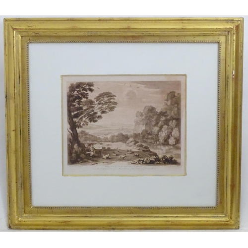 2512 - Richard Earlom (1743-1822), after Claude Lorrain (1605-1682), 18th century, Engraving, No. 152 from ... 