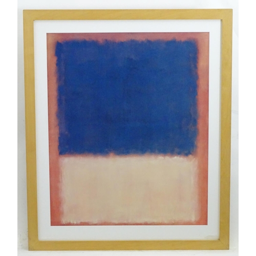 2515 - After Mark Rothko (1903-1970), Chromolithograph, No. 203, circa 1954. Published March 2006 by Easyar... 