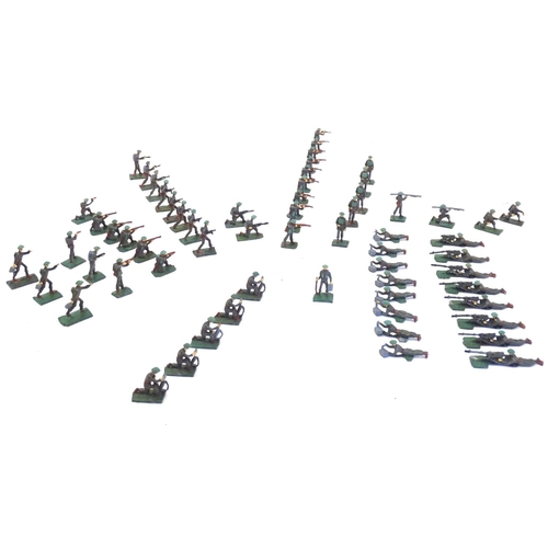 1500 - Toys: A quantity of Union of South Africa small scale hand painted lead military figures / toy soldi... 