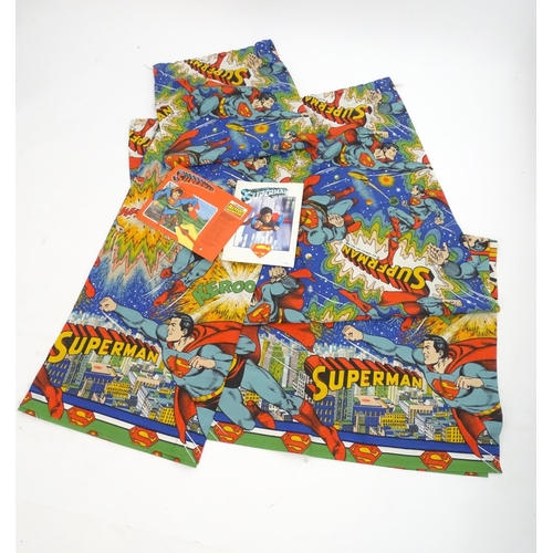 1508 - Toys: A quantity of merchandise from the 1978 film Superman, comprising a press release / promotiona... 