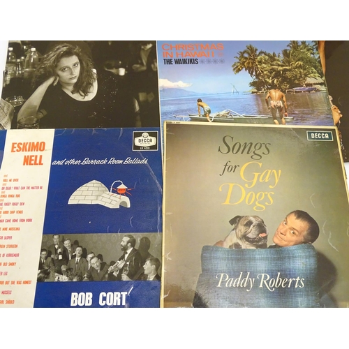 1533 - A collection of 20thC 33 rpm Vinyl records / LPs comprising: Roll Truck Roll (Red Simpson), Idylls o... 