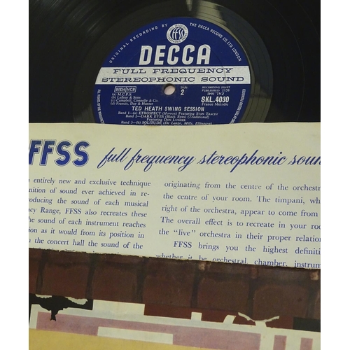 1534 - A collection of 20thC 33 rpm Vinyl records / LPs, Jazz, Big Band, Swing, comprising: Swing! (Coleman... 