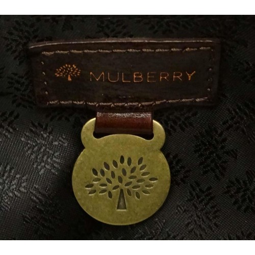 1575 - Vintage fashion accessories : A Mulberry pale pink with brown leather handled handbag, brown tree pr... 