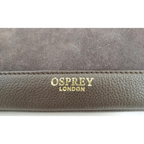 1582 - Vintage fashion accessories : A new Osprey London 'Canterbury X-Body' Nappa leather cross body bag i... 