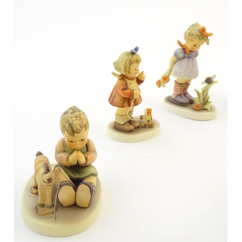 132 - Twelve exclusive / special edition Hummel / Goebel figures to include Darling Duckling, no. 1846, At... 