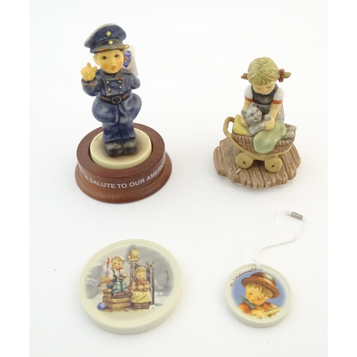 134 - A limited edition Hummel / Goebel figure no. 1180/5000 NYC Police Foundation model Halt, no. 2039, o... 