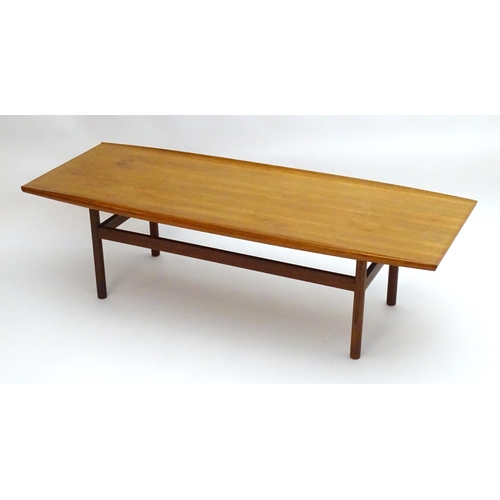 2232 - Vintage Retro, Mid-century: David Walker for Dalescraft  Furniture, a 1960 'Long John' teak coffee t... 