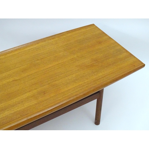 2232 - Vintage Retro, Mid-century: David Walker for Dalescraft  Furniture, a 1960 'Long John' teak coffee t... 