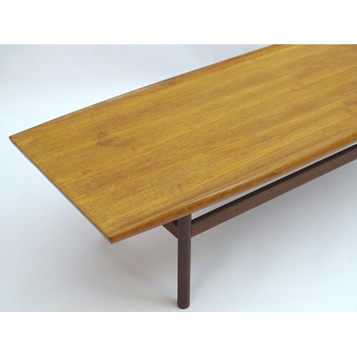 2232 - Vintage Retro, Mid-century: David Walker for Dalescraft  Furniture, a 1960 'Long John' teak coffee t... 