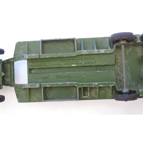 1503 - Toys: A quantity of Dinky Toys die cast scale model military / army vehicles, comprising 155mm Mobil... 