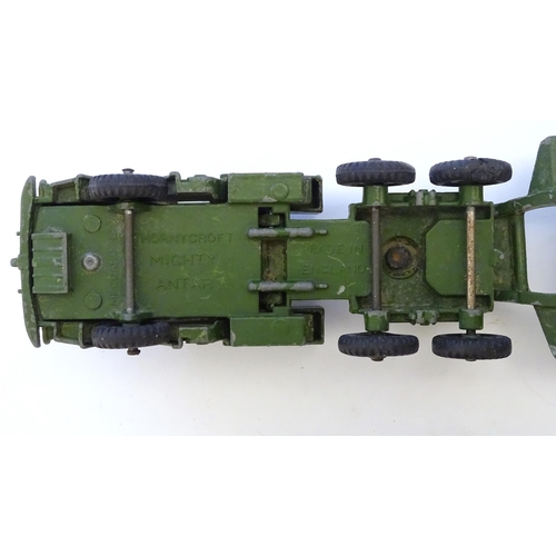 1503 - Toys: A quantity of Dinky Toys die cast scale model military / army vehicles, comprising 155mm Mobil... 